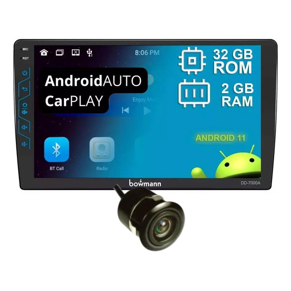 Radio Carro Android Pantalla 9  Bluetooth Wifi Gps Bowmann