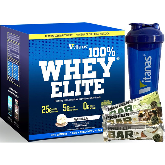 100% Whey Elite - 10 Libras - Músculo, Definición, Proteína