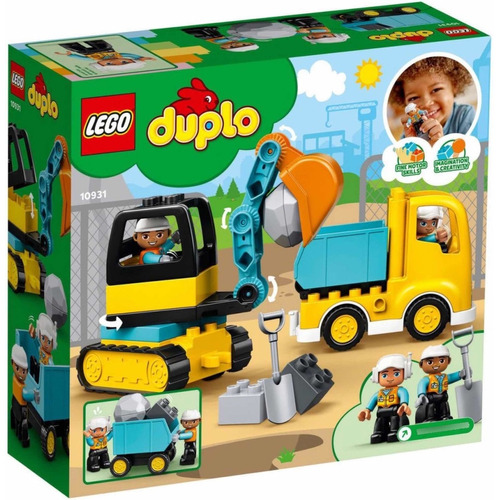Lego Duplo Camión Y Excavadora Con Orugas 10931
