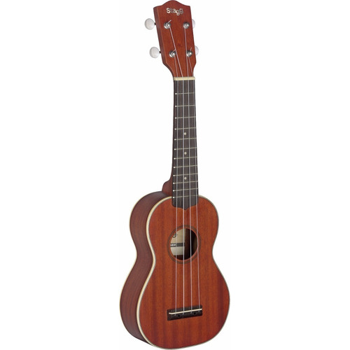 Ukelele Stagg Tradicional Soprano De Caoba Us70s Color Marrón