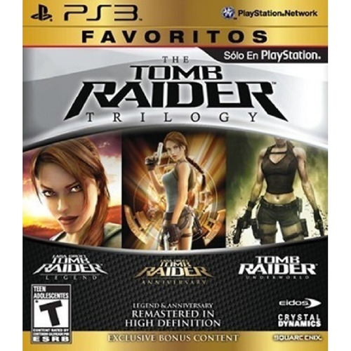 Juego The Tomb Raider Trilogy Remastered para PS3 Media Física