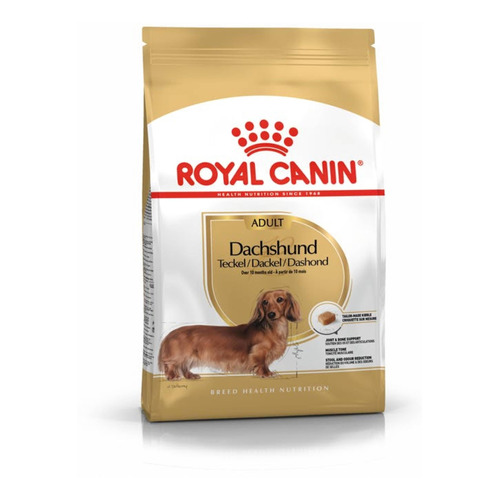Alimento Royal Canin Breed Health Nutrition Dachshund para perro adulto de raza mini y pequeña sabor mix en bolsa de 2.5kg
