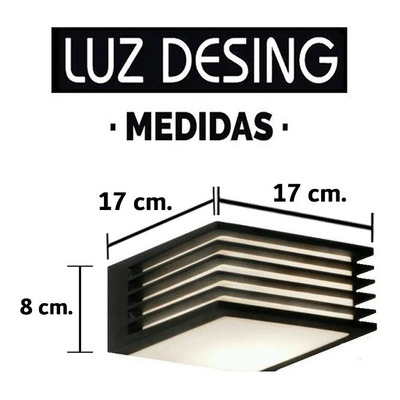 Bidireccional Exterior Apto Led Pared Moderno Fz