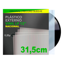Plastico Vinil Lp Nacional - 100 Externo 0,20 + 100 Interno
