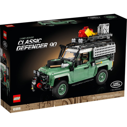 Lego 10317 Land Rover Classic Defender 90 Cantidad De Piezas 2336