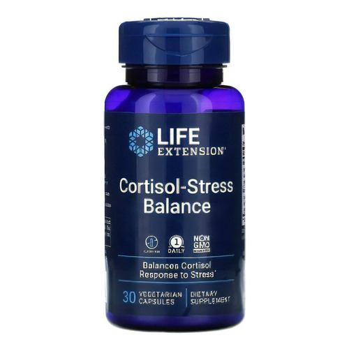 Life Extension Cortisol Stress Balance 30 Cápsulas Sabor Sin Sabor