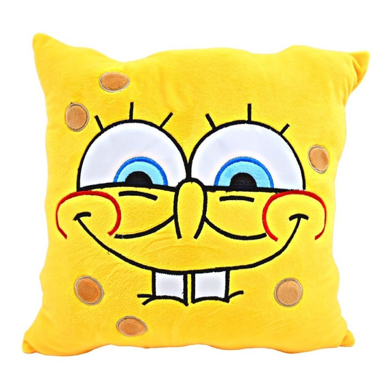 Cojin De Bob Esponja Regalo Peluche 37 Cm X 37cm Alcoba 