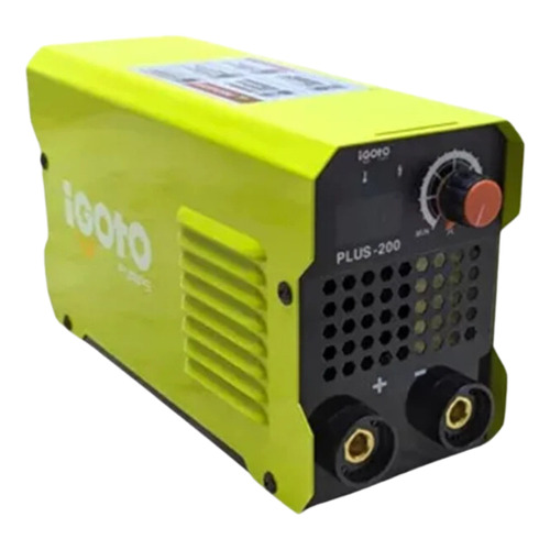 Soldadora Inversora Portatil Plus 200a Igoto Bivolt 110-240v Color Verde lima