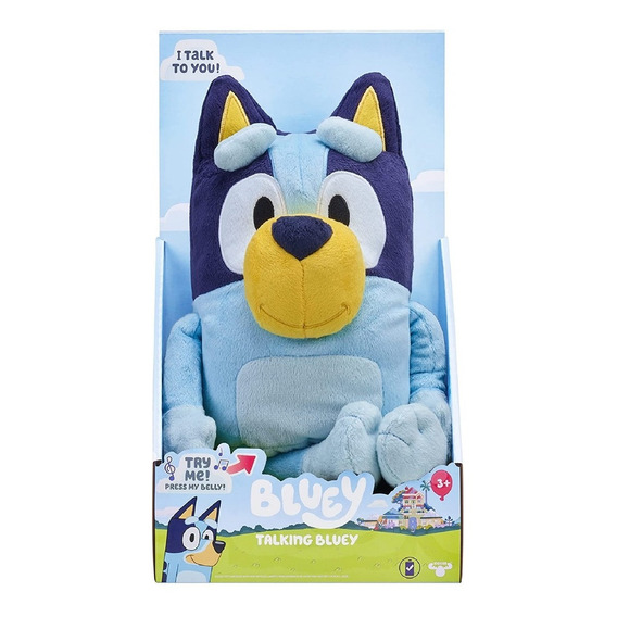 Bluey Peluche Interactivo Con Sonidos 30cm