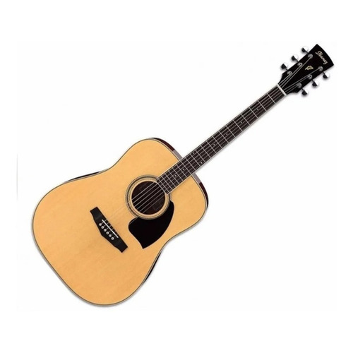 Guitarra Acústica Ibanez Pf15 Nt La Plata Color Natural Orientación de la mano Derecha