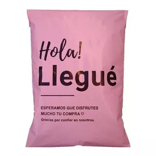 Bolsas Hola Llegue Envios Ecommerce 30x45 Con Adhesivo  X50u