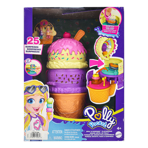 Polly Pocket Parque De Juegos Polly Sorpresas Mattel Cd Color Multicolor