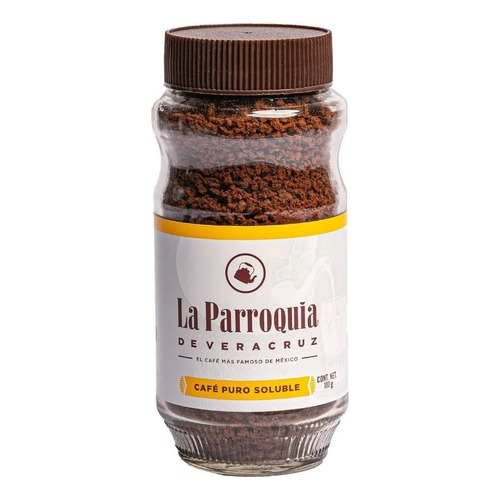 Café La Parroquia De Veracruz soluble granulado puro 100 Gr