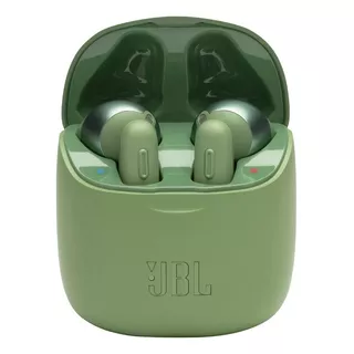 Auriculares In-ear Gamer Inalámbricos Jbl Tune 220tws Verde Con Luz Led
