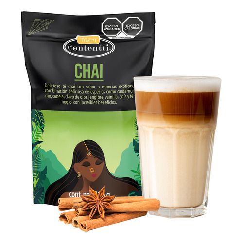 Te Chai Latte 125g Fácil Preparación Tibiri Contentti