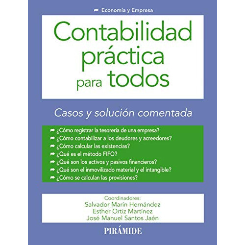 Contabilidad Prãâ¡ctica Para Todos, De Marín Hernández, Salvador. Editorial Ediciones Pirámide, Tapa Blanda En Español