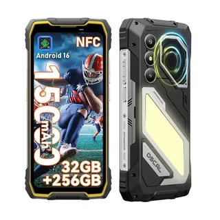 Celular 5g Oscal Pilot 5 Robusto Dual Sim 32 Gb De Ram 256 Gb Rom 120 Hz 15000 Mah Batería Android 16 Teléfono Para... G