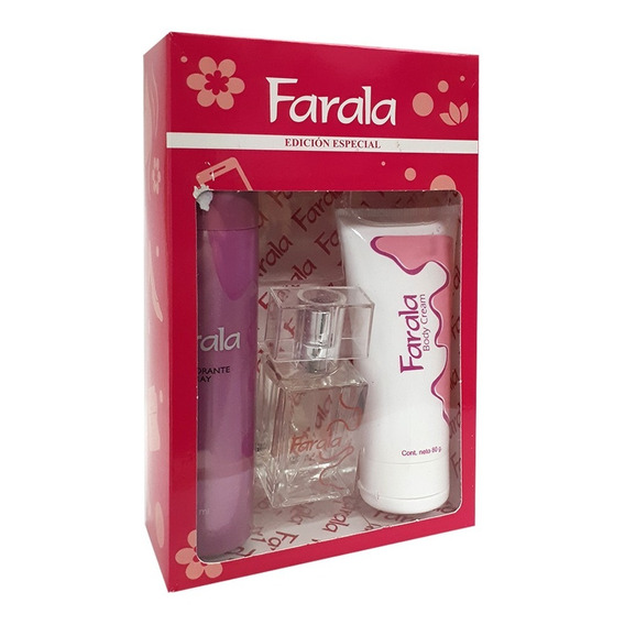 Perfume Farala 30ml + Desodorante 100ml + Crema 80gr Febo
