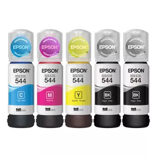 2 Pretas + 3 Coloridas Original Epson 544 P/ L3150 L5190