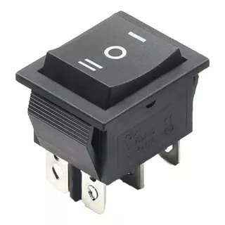 2x Pack Interruptor On-off-on Kcd4 16a (3 Pos 6 Pin)