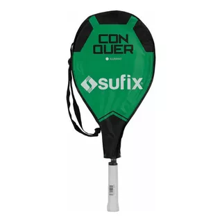 Raqueta Tenis Sufix® Conquer + Funda Color Verde Tamaño Del Grip 4 1 4 - 4 3 8