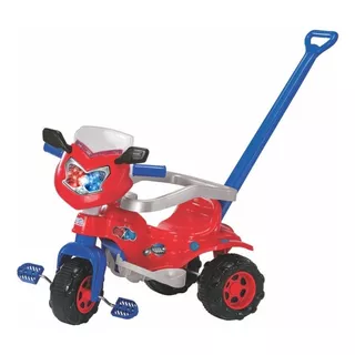 Triciclo Velotrol Red Infantil Tico Tico - Magic Toys 2815 Cor Vermelho-azul