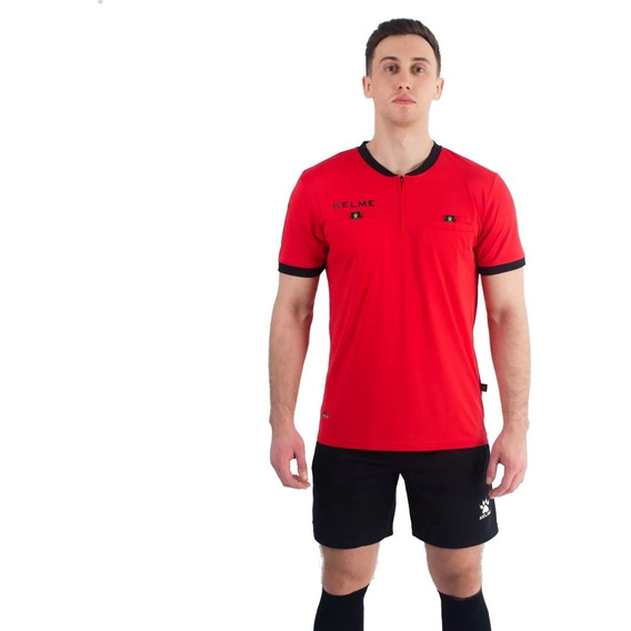 Conjunto Kit Arbitro Kelme Juez Refere Camiseta Y Short  Mvd