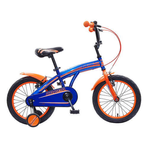 Bicicleta Benotto Infantil Viking Rodada 16 Niño Frenos V Color Azul Tamaño del cuadro unitalla