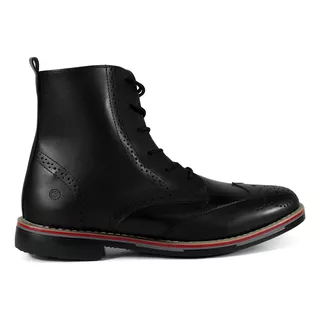 Botin Caballero Reset Bostoniano Negro Napa R2001