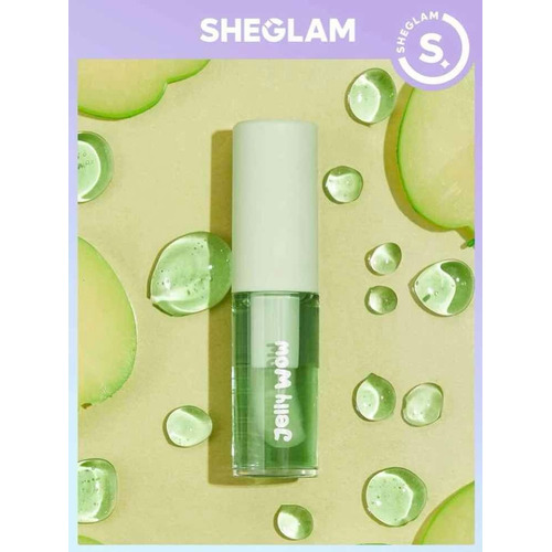 Sheglam Gloss Jelly Wow Aceite Labial Hidratante Acabado Brillante Color Verde