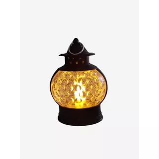 12 Farolitos Fanal Vela Led Luz Calida C/pilas Deco Souvenir