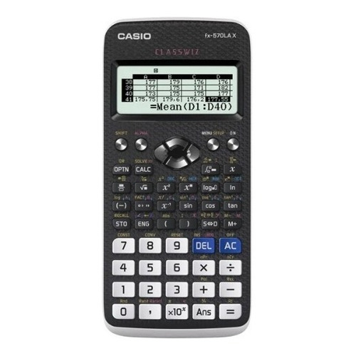 Calculadora Cientifica Casio Fx-570lax Classwiz Relojesymas Negro