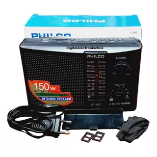 Radio Portatil Philco Mp3 Usb Sd Radio Fm/am 220v O Pilas D