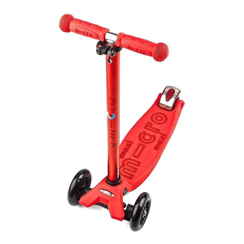 Monopatín de pie Micro Maxi Deluxe  rojo para niños