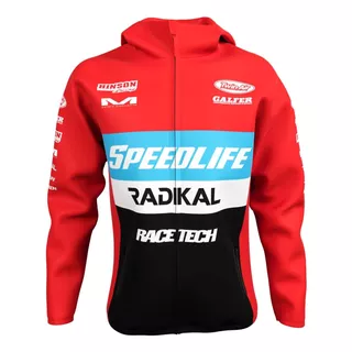 Campera Rompeviento Radikal Race Rojo