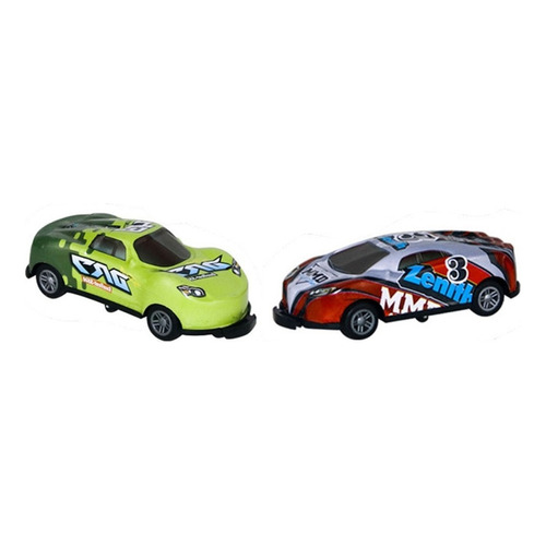 Flip Cars Chocadores Salta 360º Pack 2 Autos Next Point Personaje Verde/rojo