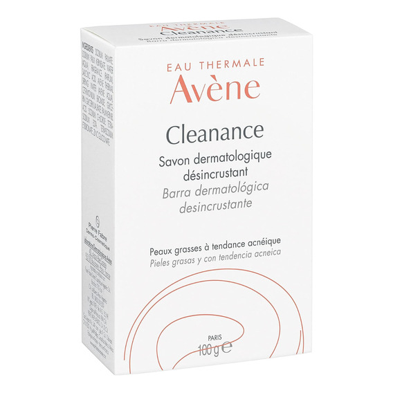 Avène Cleanance Jabón En Barra dermatológica Piel Grasa Y Con Tendencia Acneica 100 g