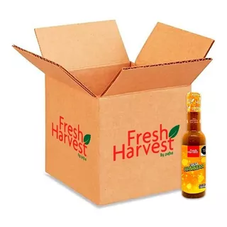 Caja Con 12pz De Salsa Habanera Fresh Harvest 190ml