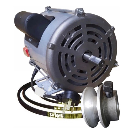 Motor Weg 1hp Para Hormigonera Trompito + Polea + Correa A29