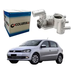  Carcaça Termostatica Aluminio Gol 1.0 1.6 8v 2013 A 2015