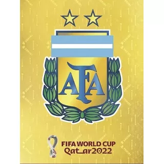 Escudo Argentina Arg1 - Afa - Figurita Mundial Qatar Panini