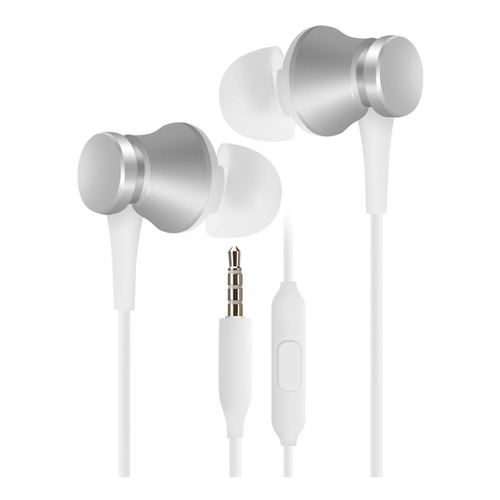 Auriculares Xiaomi Mi Headphones Basic 1more Design Aluminio Color Blanco