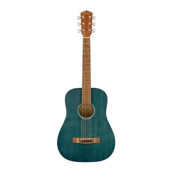 Fender Fa-15 Escala 3/4, Azul, Guitarra Acústica Con Gig Bag