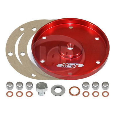 Tapa Cárter Mst Aluminio Rojo Vw Escarabajo Kombi Brasilia