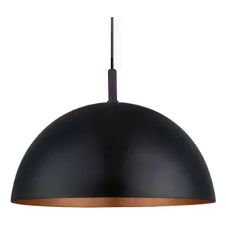 Lampara Colgante Campana Pantalla Media Esfera Ø40 +1 Led