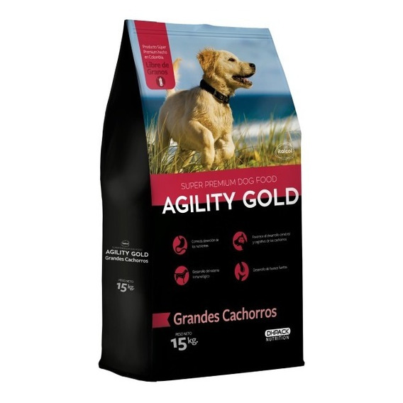 Agility Gold Grandes Cachorros 15 Kg