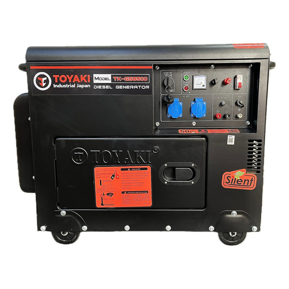 Generador Diesel Insonoro 6000w (65db) Ats+ T. Transferencia