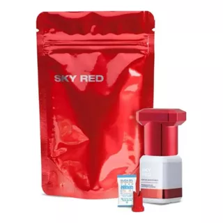 Sky Glue Sky Red 3ml Cola Adesivo Para Cilios Original