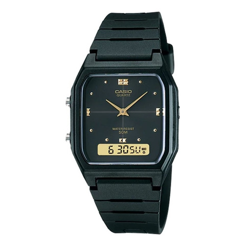 Reloj Casio Análogo Digital Aw-48he-8avdf Negro Becris