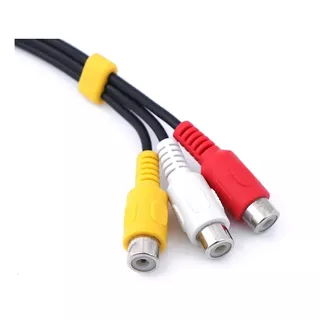 Cable Adaptador Plug 3,5mm A 3 Rca Hembras Plug